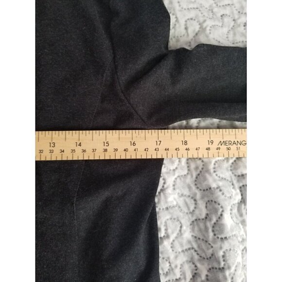 Robert Kitchen Women's Waterfall Unstructured Blazer Size S Heathered Black - Picture 5 of 6